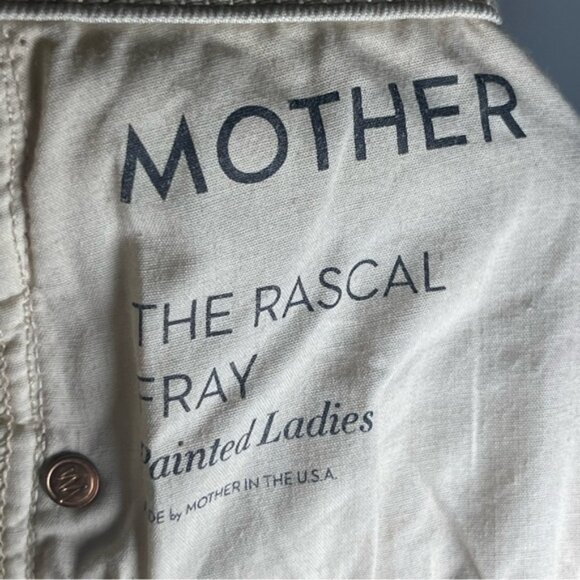 MOTHER Jeans The Rascal Fray Painted Ladies Collection in Putty (tan) Size 29 - Picture 8 of 11
